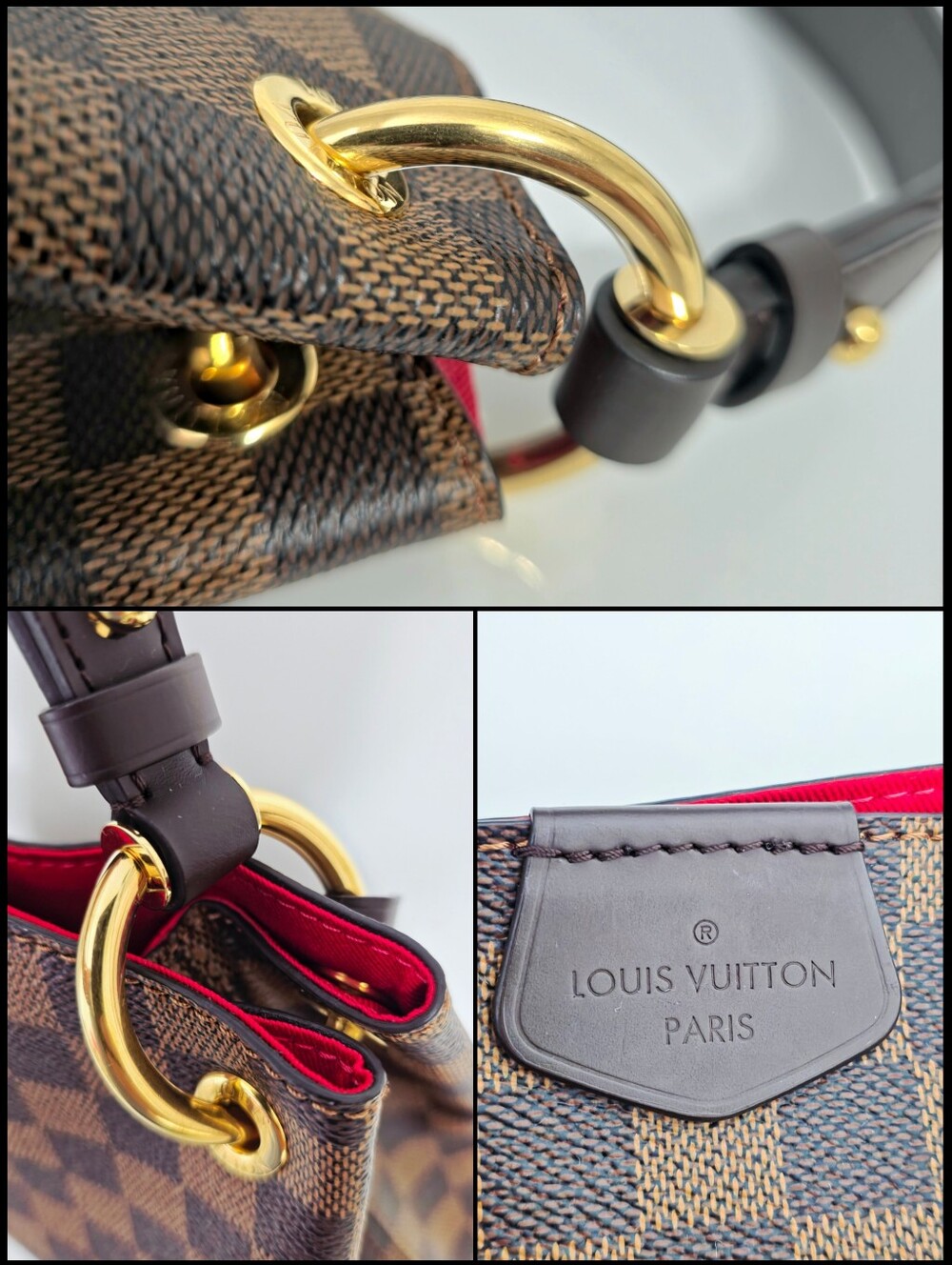 Louis Vuitton Graceful PM Shoulder Bag Damier Ebene Full Set - Picture 11 of 17